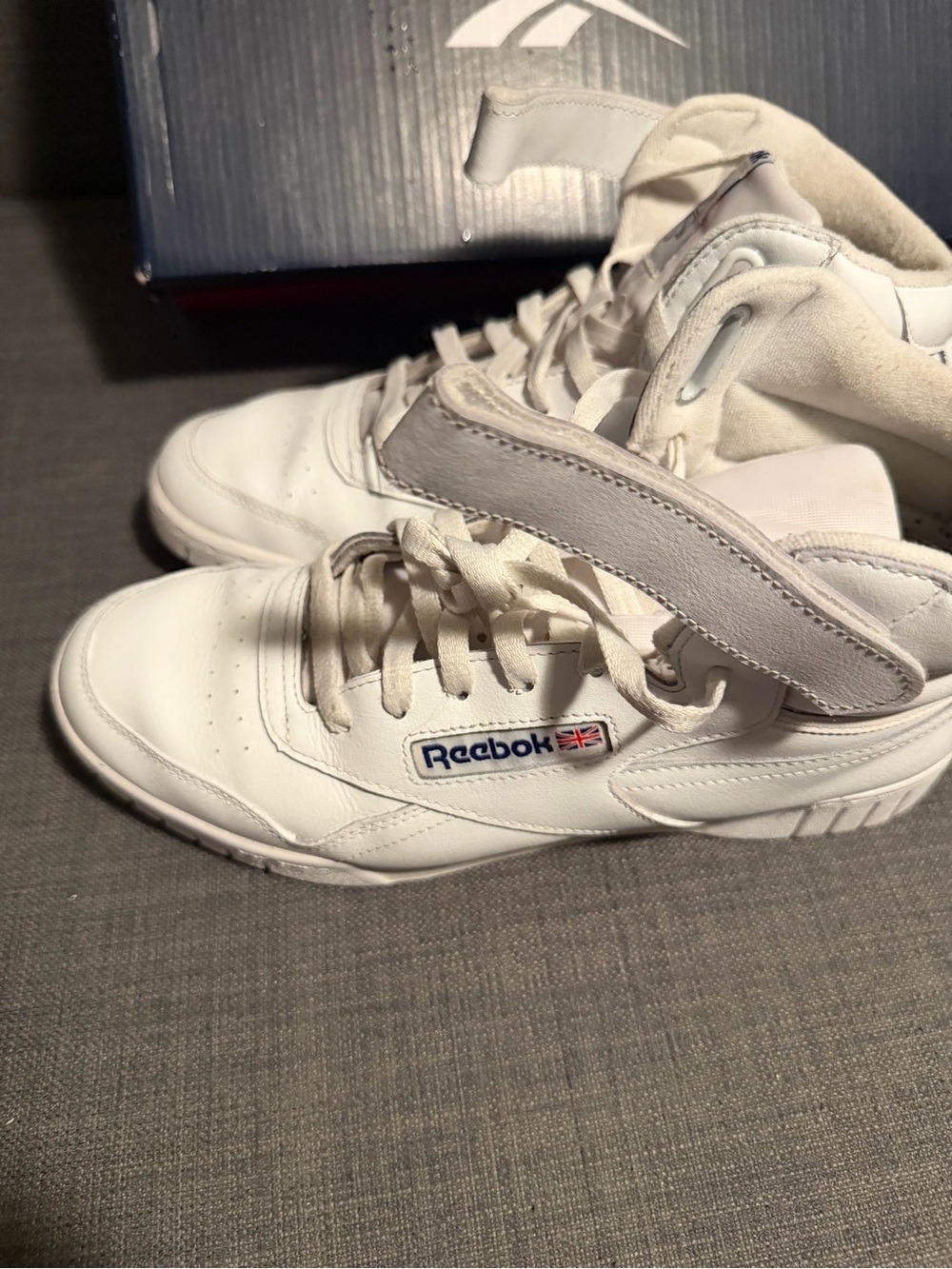 Size 9.5 - Reebok Ex-O-Fit High White - Picture 7 of 8